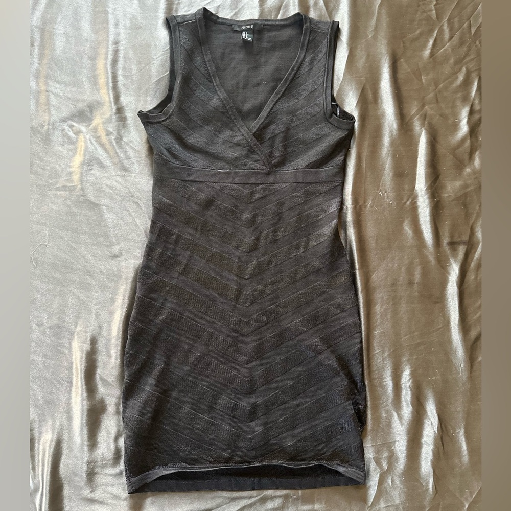 Black Sexy Body-con Forever 21 Bandage Dress - Picture 8 of 8